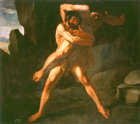 Hercules and Antaios from Francisco de Zurbarán (y Salazar)