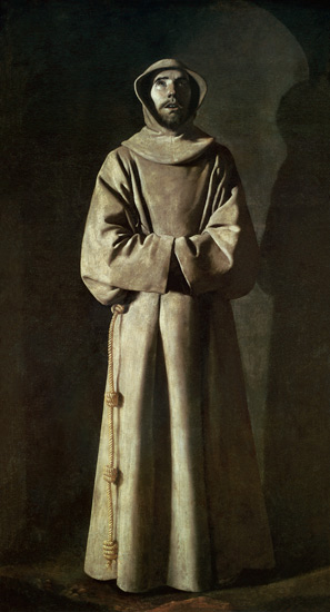 St. Francis (1181-1226) from Francisco de Zurbarán (y Salazar)