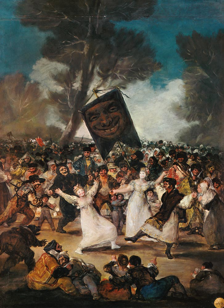 El entierro de sardina, F.de Goya from Francisco José de Goya
