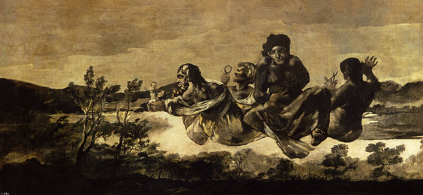 Atropos, or: (the Parcae end the black pictures of the Quinta del Sordo) from Francisco José de Goya