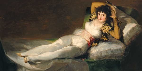 The dressed Maja from Francisco José de Goya
