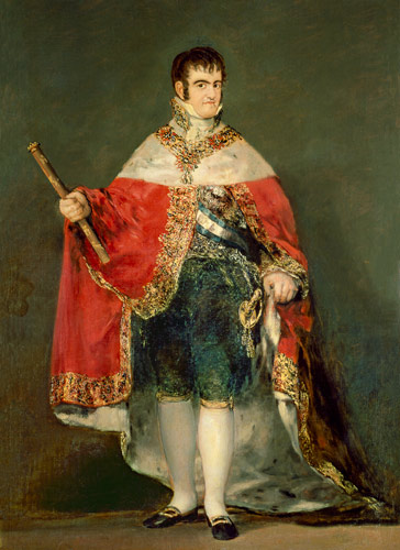 Ferdinand VII (1784-1833) from Francisco José de Goya