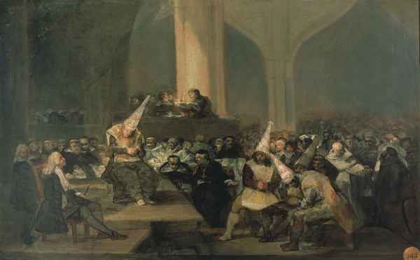 Inquisition Scene from Francisco José de Goya