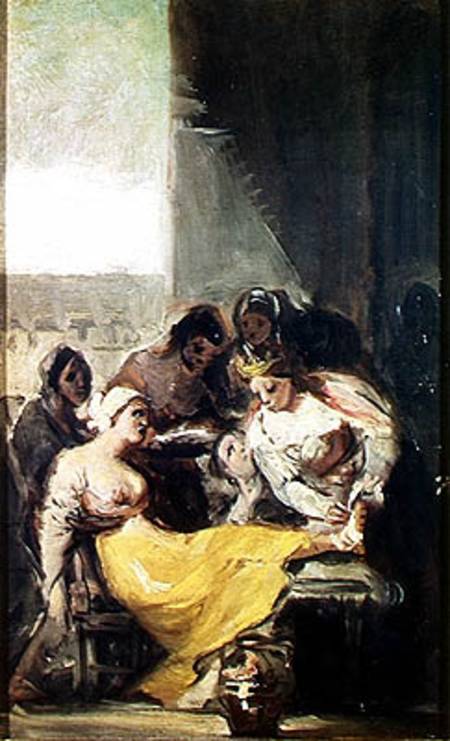 St. Isabella Caring for the Lepers from Francisco José de Goya