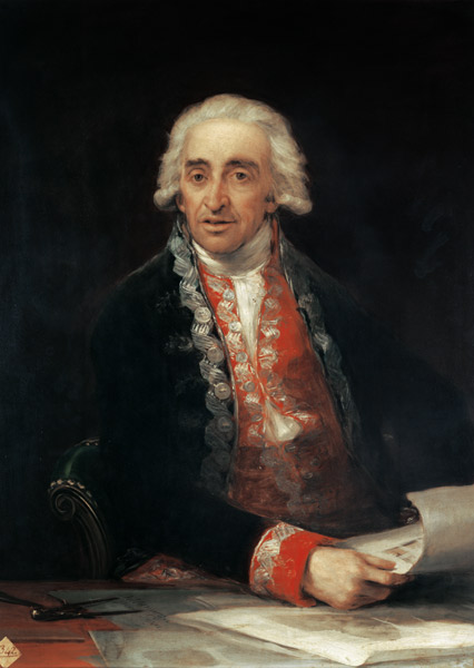 Portrait of the Juan de Villanueva. from Francisco José de Goya