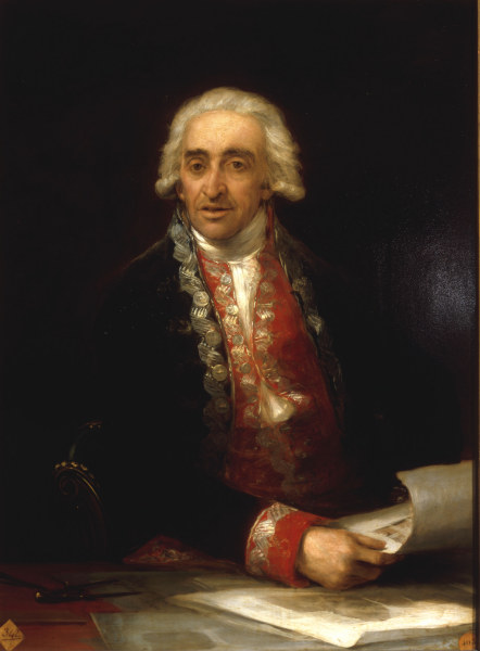 Juan de Villanueva , Portrait by Goya from Francisco José de Goya