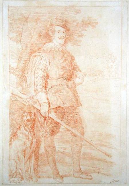 King Philip IV of Spain in hunting costume (1605-65) from Francisco José de Goya