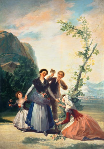 Las Floreras from Francisco José de Goya