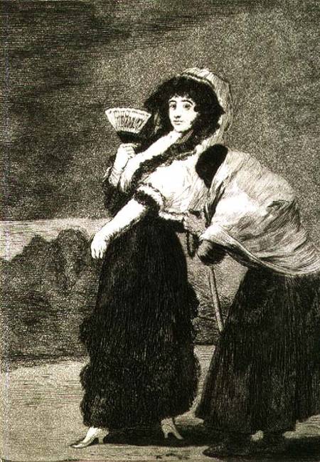 "May God forgive her: it was her mother" from Francisco José de Goya