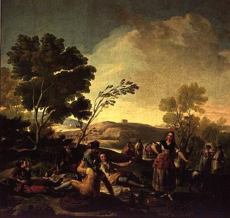 Picnic by the Banks of a River from Francisco José de Goya
