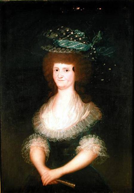 Portrait of Queen Maria Luisa (1751-1819) wife of King Charles IV (1788-1808) of Spain from Francisco José de Goya