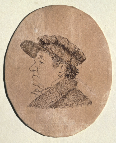 Franc?­sco de Goya , Self-portrait 1824 from Francisco José de Goya