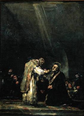 The Last Communion of St. Joseph Calasanz (1556-1648)