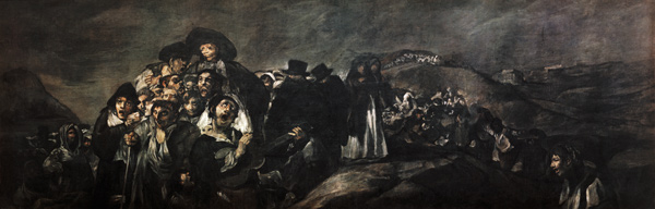 (the pilgrimage of the San Isidro end the black pictures of the Quinta del Sordo) from Francisco José de Goya