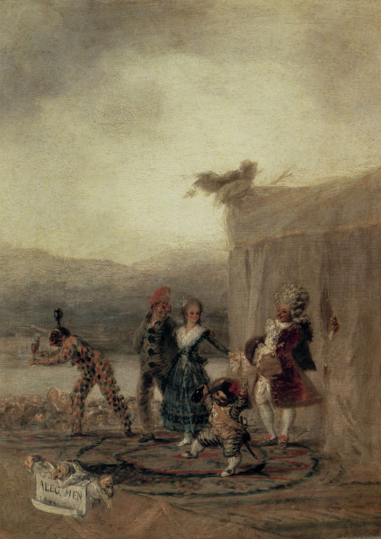 Travelling Commedia dellarte. from Francisco José de Goya