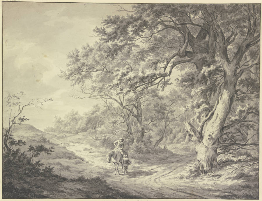 Edge of the forest near Haarlem from Franciscus Andreas Milatz
