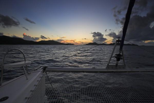 SUNSET ON THE SEA IN PRASLIN from Franck Camhi