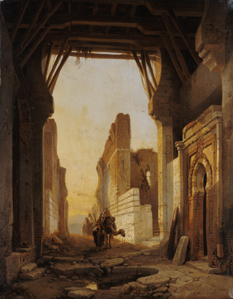 The Gates of El Geber in Morocco from Francois Antoine Bossuet