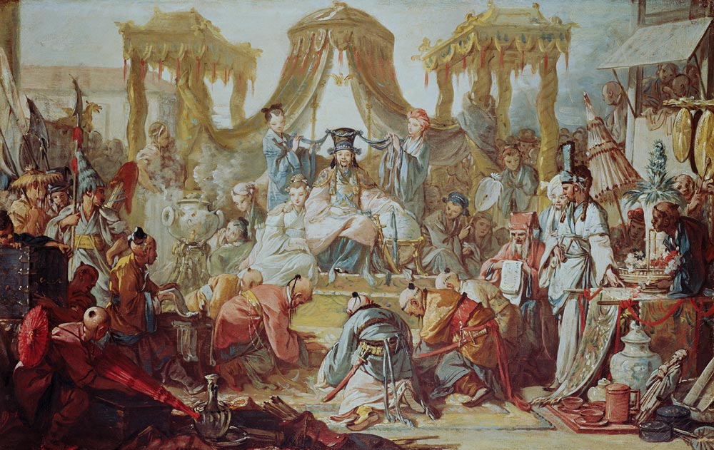 L’Audience de l’empereur de Chine (Die Audienz des Kaisers von China) from François Boucher