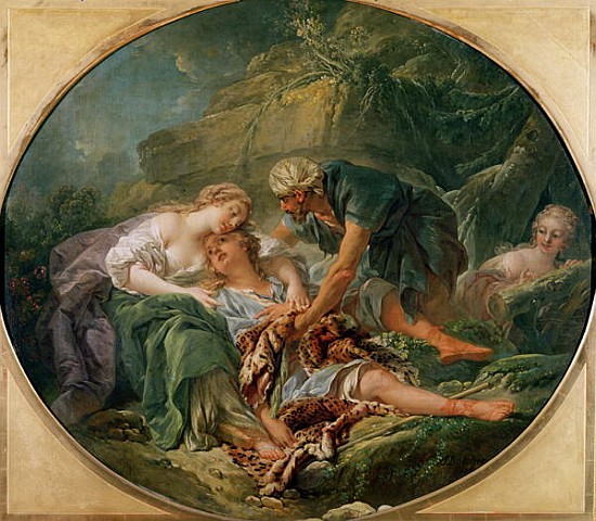 Amintas Brought Back to Life in the Arms of Sylvie from François Boucher