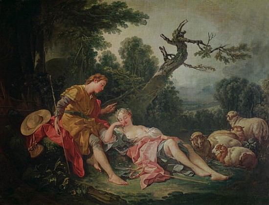 The Sleeping Shepherdess from François Boucher