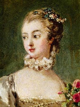Madame de Pompadour (1721-64)  (detail of 26230)