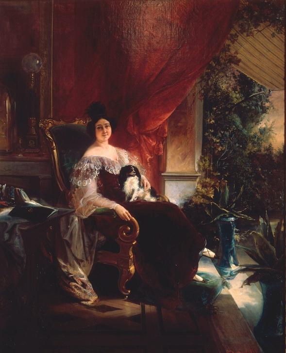 Madame de Gama-Machado from Francois Bouchot