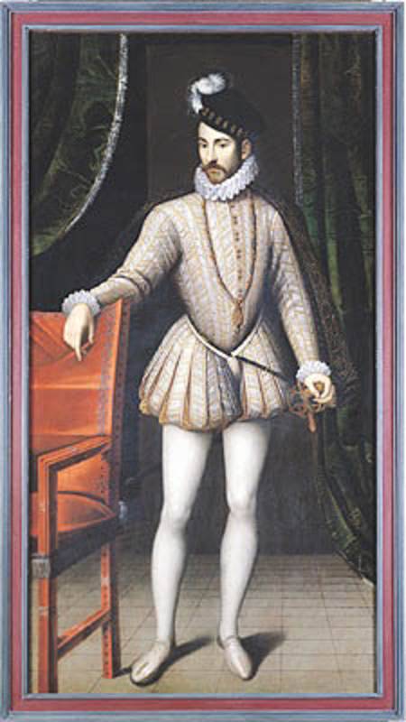 Charles IX (1550-74) King of France from François Clouet