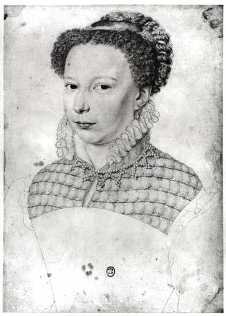 Marguerite of Valois (1553-1615) 1568 from François Clouet