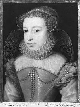 Marguerite de Valois (1553-1615) Queen of Navarre, known as Queen Margot, aged 17