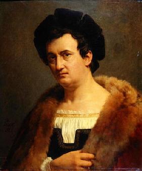 Portrait of Francois Joseph Talma (1763-1826) (oil on canvas)