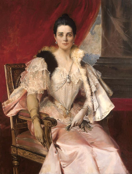 Portrait of Princess Zinaida Yusupova from François Flameng