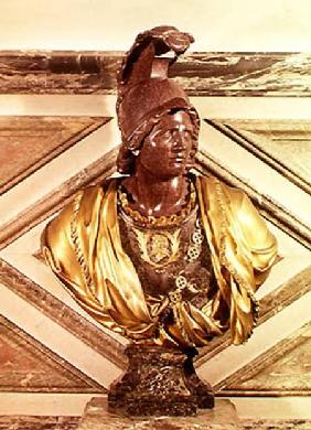 Bust of Alexander the Great (356-323 BC) 1684 (marble & bronze)