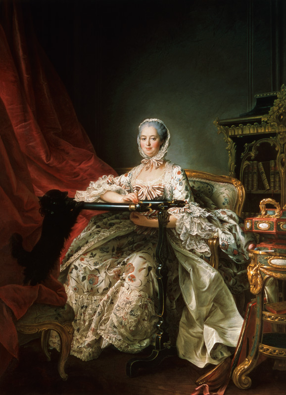 Madame de Pompadour from François-Hubert Drouais