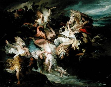 The Defeat of the Teutons and the Cimbri by Gaius Marius (c.157-86 BC) from François-Joseph Heim
