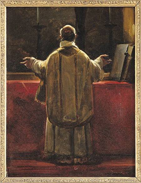 Priest at the Altar from François Marius Granet