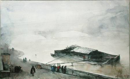 The Seine from François Marius Granet