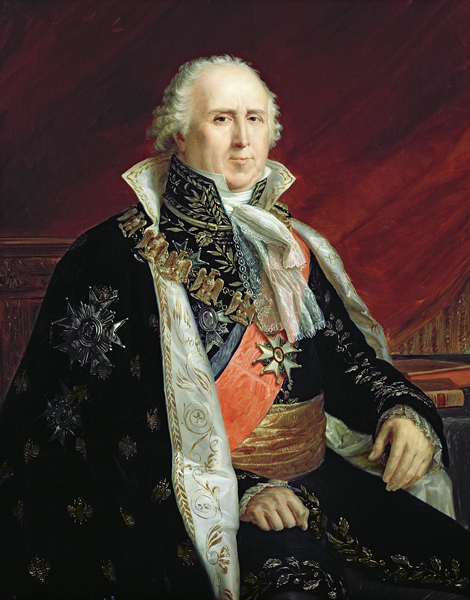 Charles-Francois Lebrun (1739-1824) Duke of Plaisance in the Costume of the Archtreasurer of the Emp from François Pascal Simon Gérard