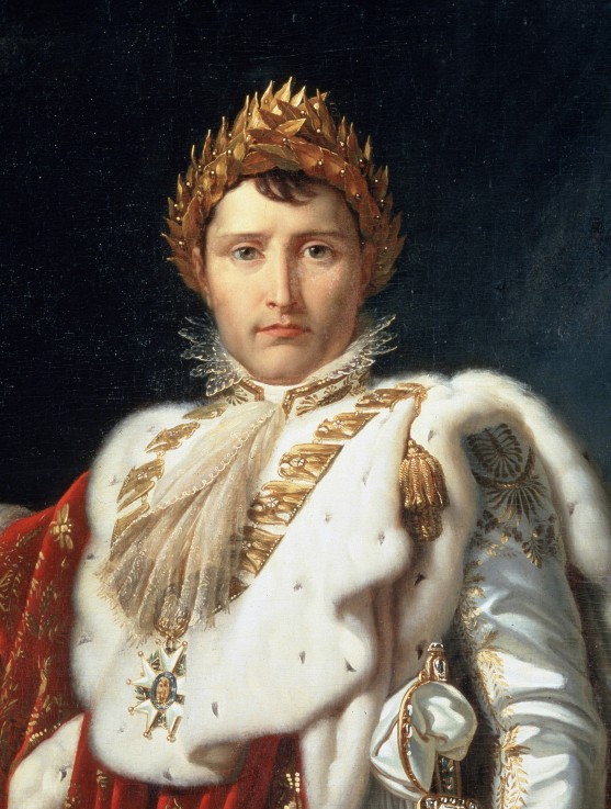 Portrait of Emperor Napoléon I Bonaparte (Detail) from François Pascal Simon Gérard