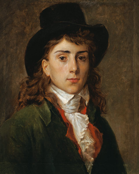 Portrait of Baron Antoine Jean Gros (1771-1835) from François Pascal Simon Gérard