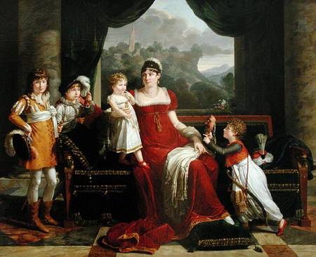 The Duchess of Feltre and her Children from Francois Xavier Fabre