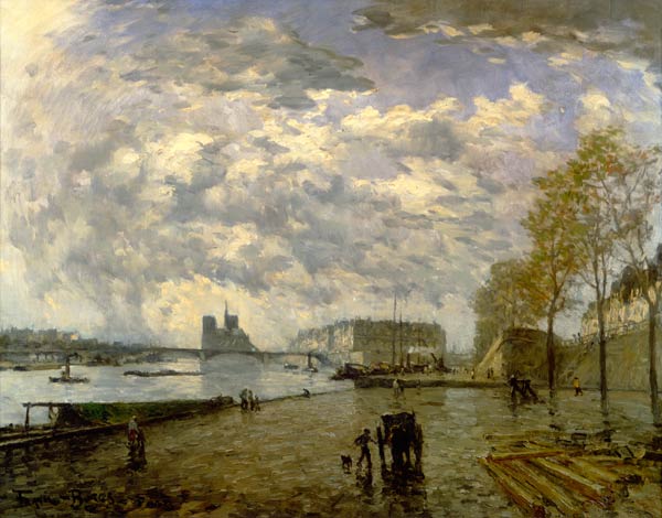 The Seine and Notre Dame from Frank Myers Boggs