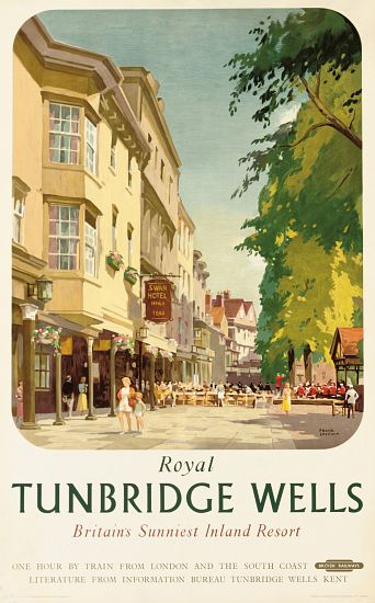 Royal Tunbridge Wells, poster advertising British Railways from Frank Sherwin