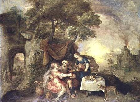 Lot and his Daughters from Frans Francken d. J.
