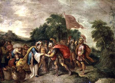 The Meeting of Abraham and Melchizedek from Frans Francken d. J.