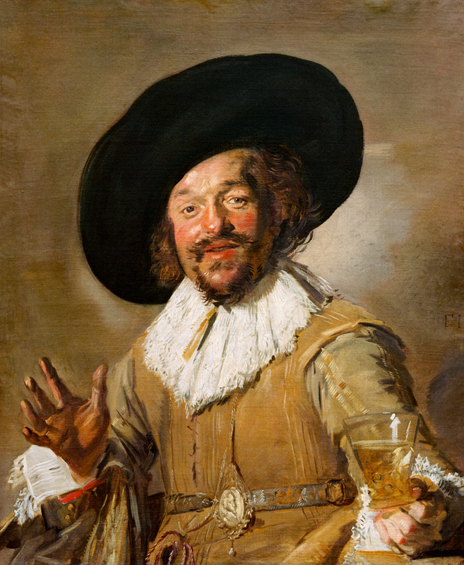 The happy drinker from Frans Hals