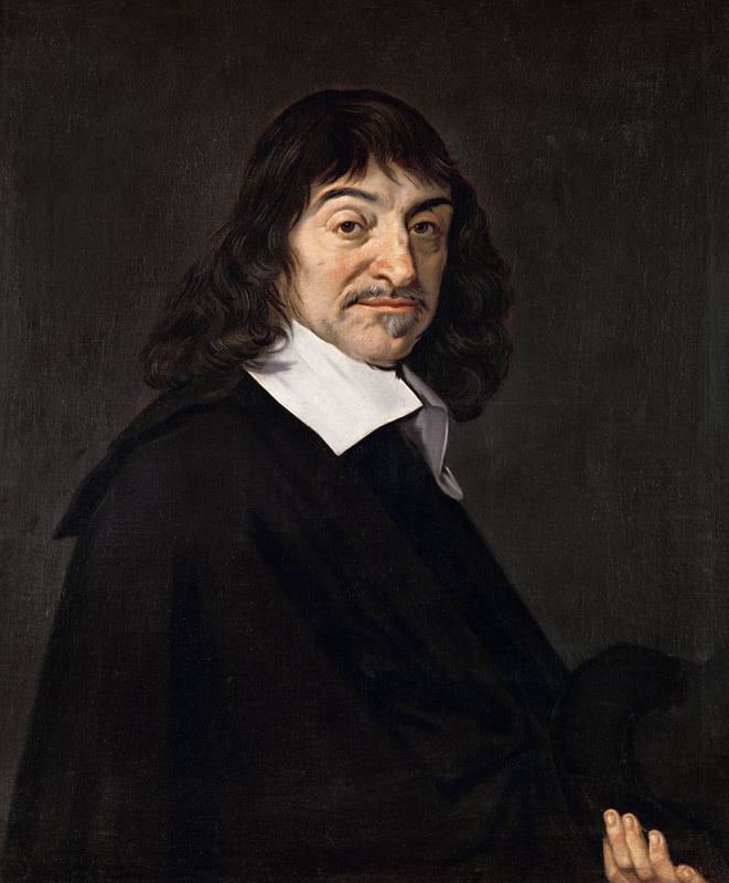 Portrait of Rene Descartes (1596-1650) from Frans Hals