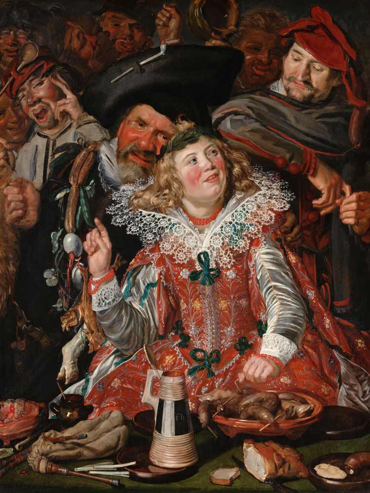 Shrovetide Revellers (The Merry Company) from Frans Hals