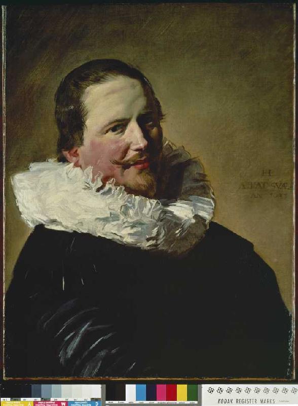 Portrait of a 30-year-old man with ruff from Frans Hals