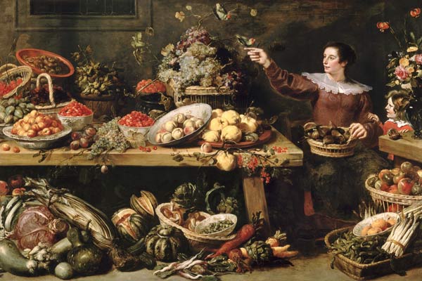 Still Life with Fruit and Vegetables from Frans Snyders